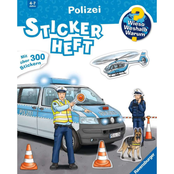 Ravensburger Wieso? Weshalb? Warum? Stickerheft: Polizei