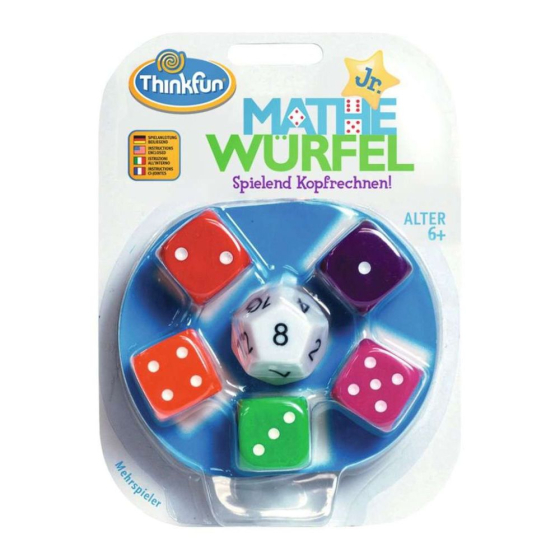 ThinkFun Mathe Würfel Junior