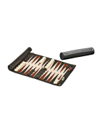 Philos Reisebackgammon zum Rollen - Kunstleder