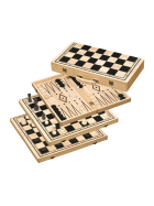 Philos Schach Backgammon Dame-Set - Feld 50 mm