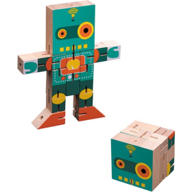 Puzzle Robot Cube, 15 Teile