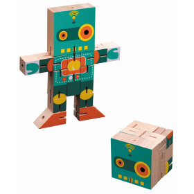 Puzzle Robot Cube, 15 Teile