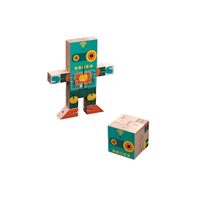 Puzzle Robot Cube, 15 Teile