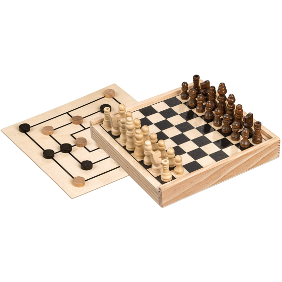 Philos Schach-Mühle-Kombination - mini