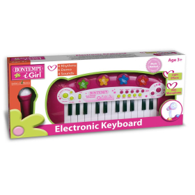 Bontempi Keyboard mit 24 Tasten, pink