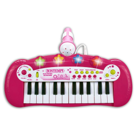 Bontempi Keyboard mit 24 Tasten, pink