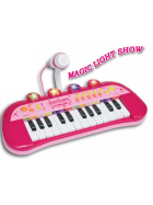 Bontempi Keyboard mit 24 Tasten, pink