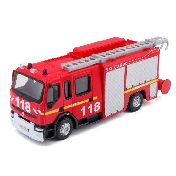 Bburago Renault Premium Feuerwehr 1:50, rot