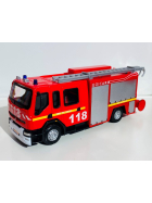 Bburago Renault Premium Feuerwehr 1:50, rot