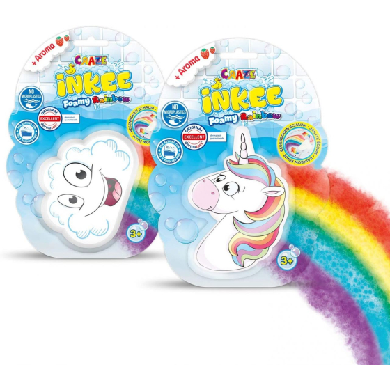 Craze Inkee Foamy Rainbow Badebombe