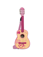 Bontempi Gitarre 6 Saiten aus Holz, pink