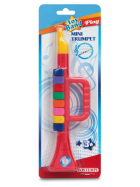 Bontempi Trompete, 8 farbigen Tasten Blister, 27 cm