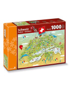 Puzzle Schweiz, 1000 Teile