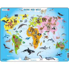 Puzzle Tiere der Welt, 28 Teile