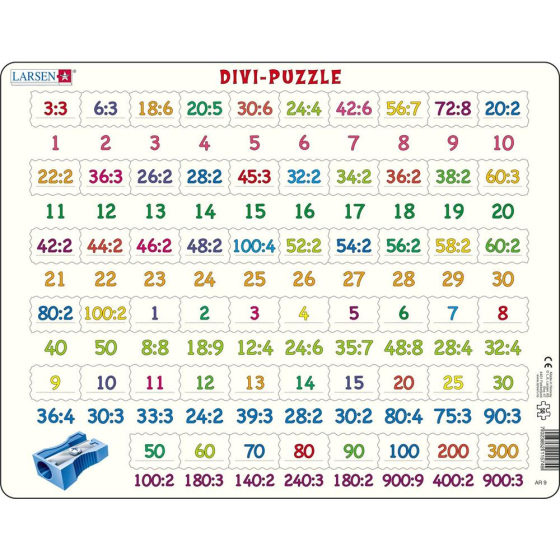 Puzzle Divi-Rätsel, 58 Teile