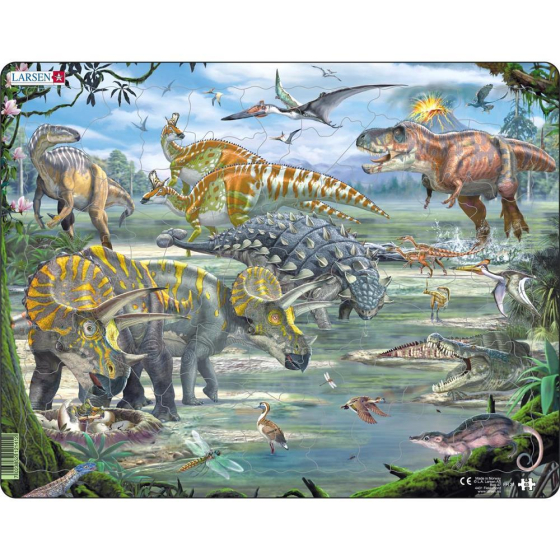 Puzzle Dinosaurier, 65 Teile