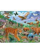 Puzzle Der Amur-Tiger im sibirischen Sommer, 36 Teile