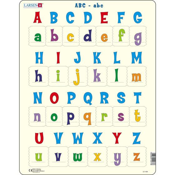 Puzzle ABC-abc, 26 Teile