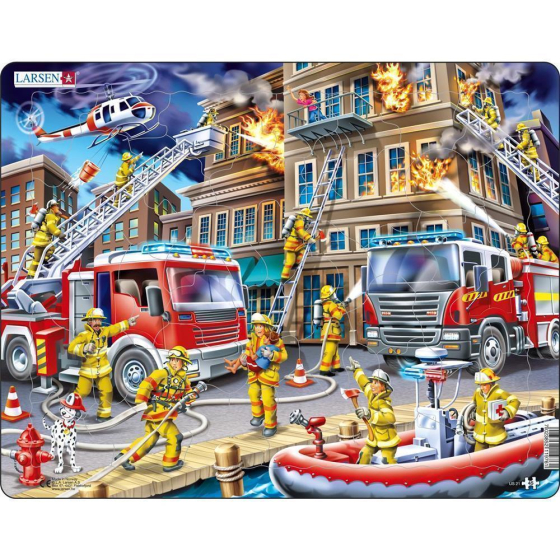 Puzzle Feuerwehrleute, 45 Teile