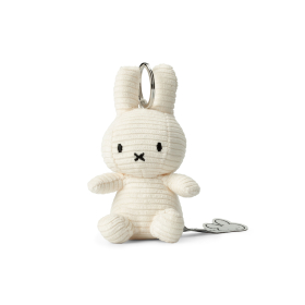 Bon Ton Toys Miffy Kordsamt weiss 10 cm (3) Schlüsselanhänger