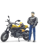 Bruder bworld Scrambler Ducati Full Throttle mit Fahrer