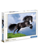 Puzzle black horse, 500 Teile