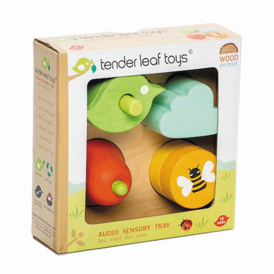 Tenderleaftoys Lernspiel Audio Sensorik 4 Teile