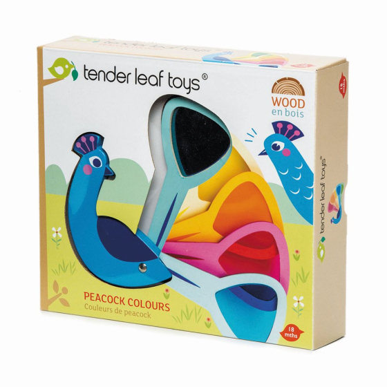 Tenderleaftoys Pfau mit 5 Farben