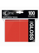 Ultra Pro Red Eclipse Gloss Deck Protector Standard (100)