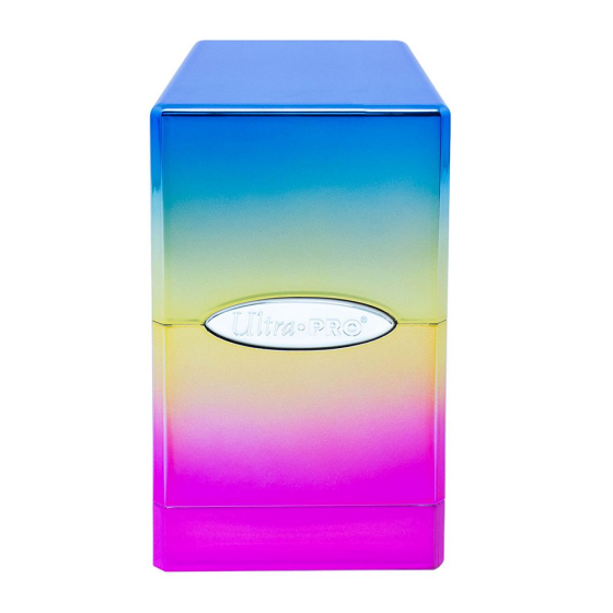 Ultra Pro Deck Box Rainbow Satin Tower