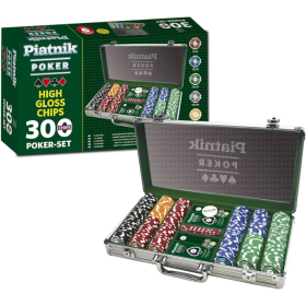 Piatnik Poker 300 Chip Set - 14g High Gloss