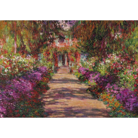 Puzzle Monet - Weg in Monets Garten in Giverny, 1000 Teile