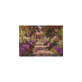 Puzzle Monet - Weg in Monets Garten in Giverny, 1000 Teile