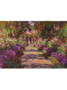 Puzzle Monet - Weg in Monets Garten in Giverny, 1000 Teile