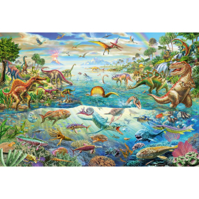 Puzzle Entdecke die Dinosaurier, 200 Teile