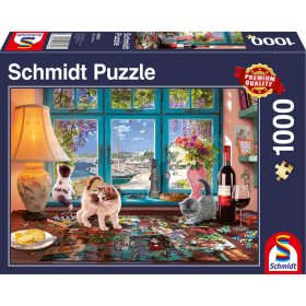 Puzzle Am Puzzletisch, 1000 Teile