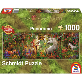 Puzzle Panorama Märchenwald, 1000 Teile