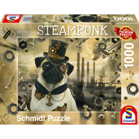 Puzzle Steampunk Hund, 1000 Teile