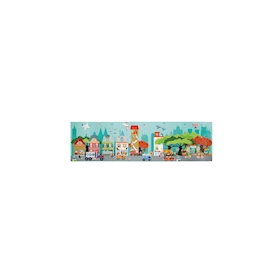 Puzzle Floor Puzzle Stadt, 100 Teile