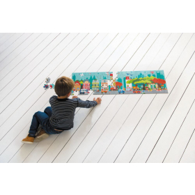 Puzzle Floor Puzzle Stadt, 100 Teile