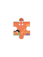 Puzzle Shape Puzzle Pelikan, 24 Teile