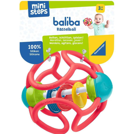 Ravensburger baliba Rasselball rot