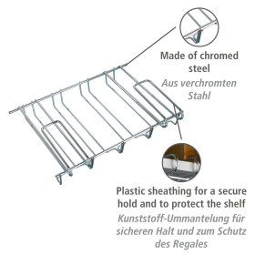 Wenko Schrankeinbau Gläserhalter, 34x25x8cm