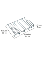 Wenko Schrankeinbau Gläserhalter, 34x25x8cm