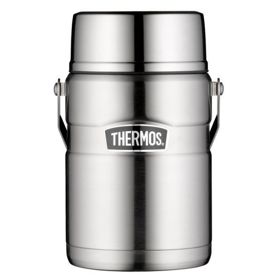 Thermos Speisegefäss Stainless King, steel 1.2 lt. mit 2 Behältern