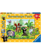 Puzzle Gartenparty mit Freunden, 2 x 12 Teile