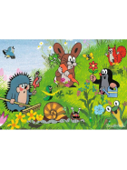 Puzzle Gartenparty mit Freunden, 2 x 12 Teile