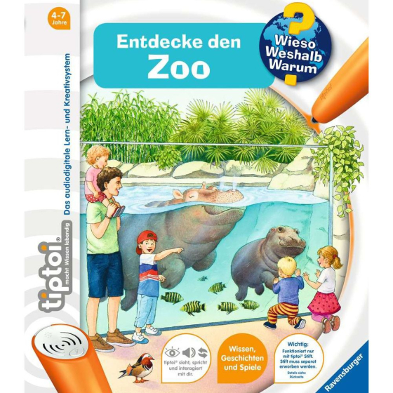 Ravensburger tiptoi® Wieso? Weshalb? Warum? Entdecke den Zoo