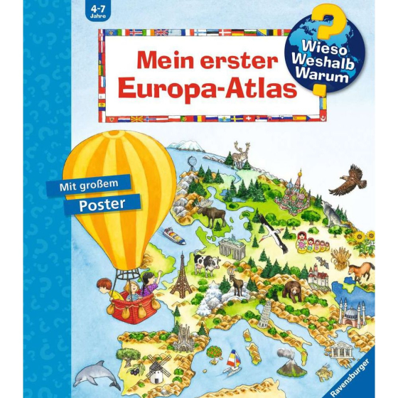 Ravensburger Wieso? Weshalb? Warum?: Mein erster Europa-Atlas