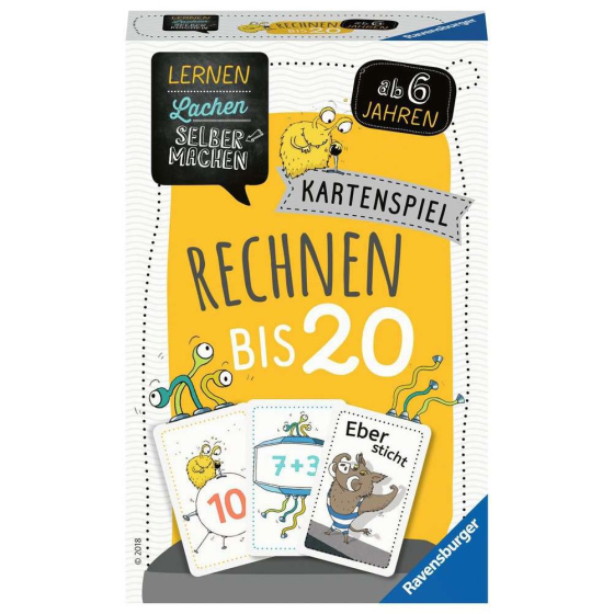 Ravensburger Lernen Lachen Selbermachen: Kartenspiel Rechnen bis 20